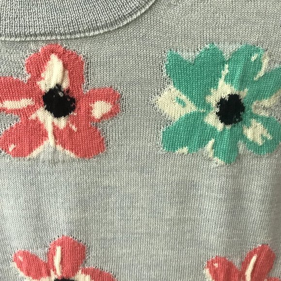J. Crew Merino Wool Tippi Floral Sweater SZ XS - Picture 5 of 10